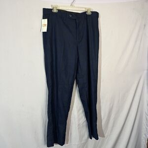 Steven Land Mens Navy Blue Dress Pants Size 36 waist (new w/tags)